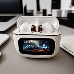 ANC Active Noise Cancellation Wireless
Earphone Touch Screen Bluetooth 5.3 TWS Earbuds
Stereo Space Audio HIFI Headphone