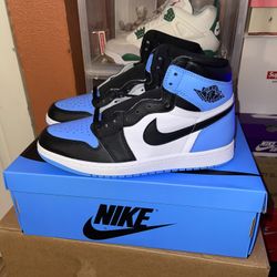 Jordan 1 High University Toe Size 8.5 -9 Mens Ds >PICK UP ONLY