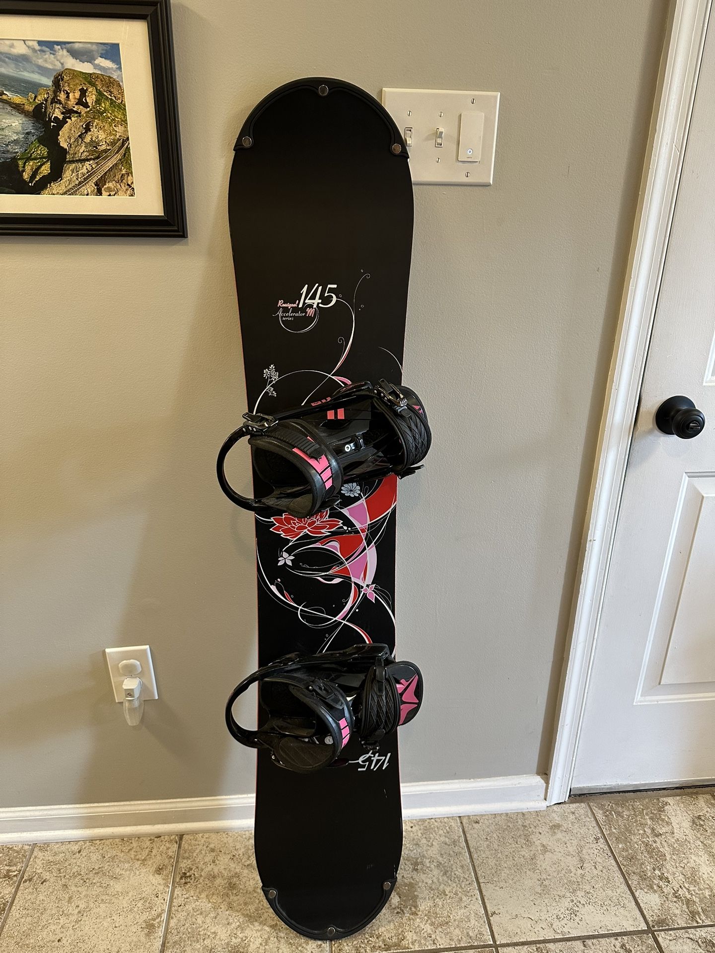 Rossignol Accelerator M Series 145 Snowboard w/ Rome SDS Bindings