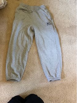 Size Medium NIKE x Stussy Gray Sweatpants