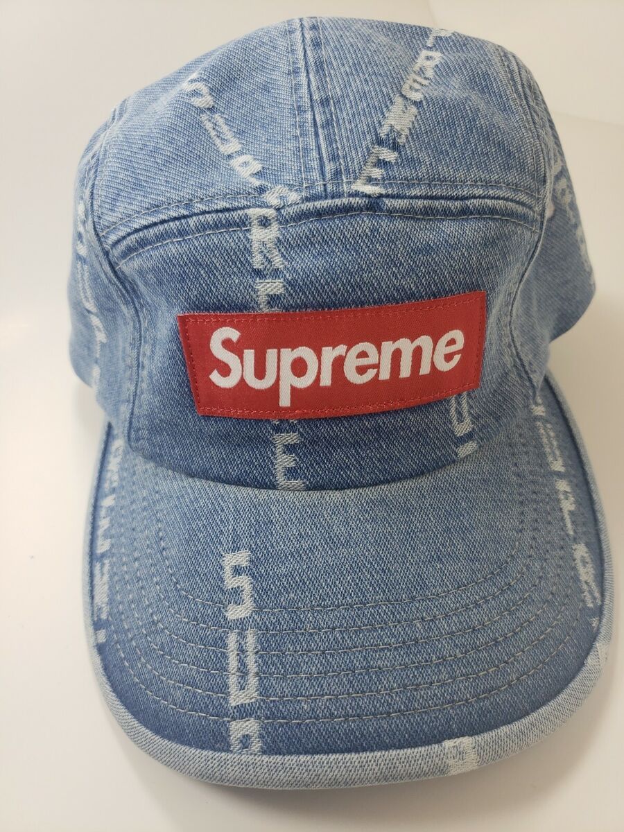 supreme striped jacquard jean hat