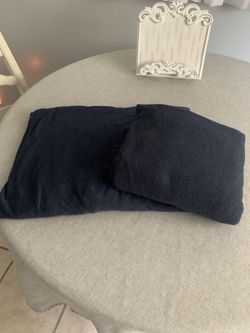 Navy Blue Jersey Sheets - Full Size