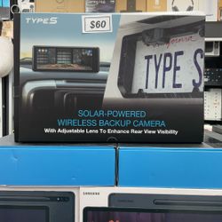 Back Up Camera Solar-powered 