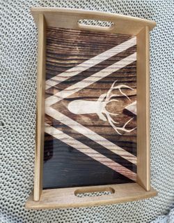 Wood Coffee Table Tray