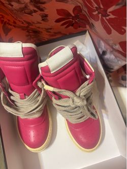 Rick Owen geobasket pink