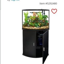 Bow Aquarium With Stand