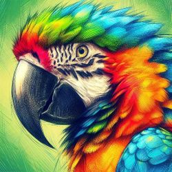 Macaw Portrait 