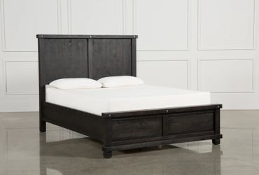 Jaxon Espresso Queen Wood Panel Bed