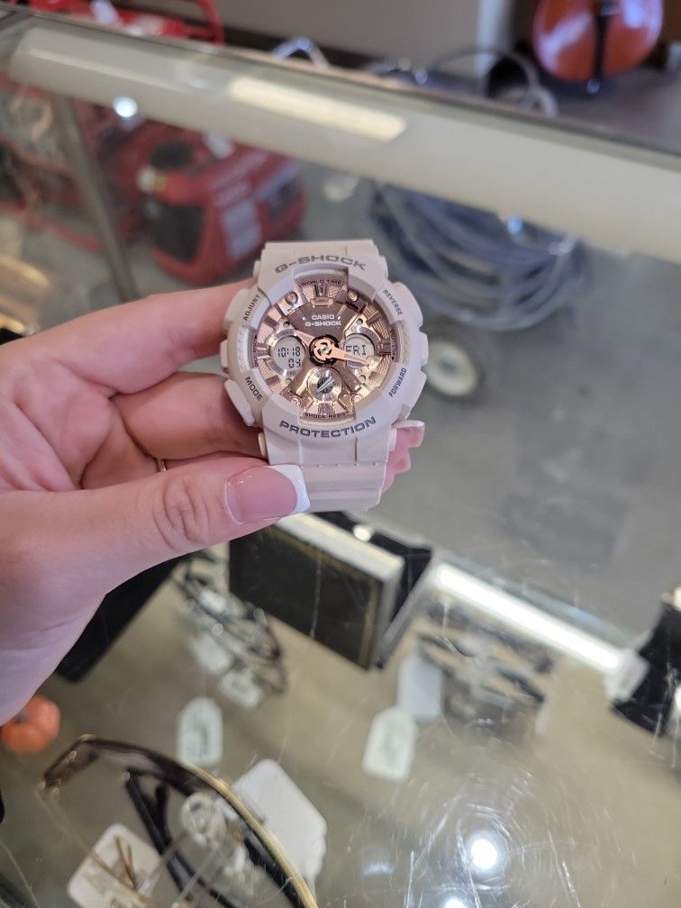 Casio Rose Tone Gshock Watch