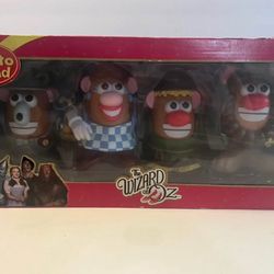 Mr Potato Head Collectible Wizard Of Oz Toy Set - Dorothy Tin Man Scare Crow Never Opened Box