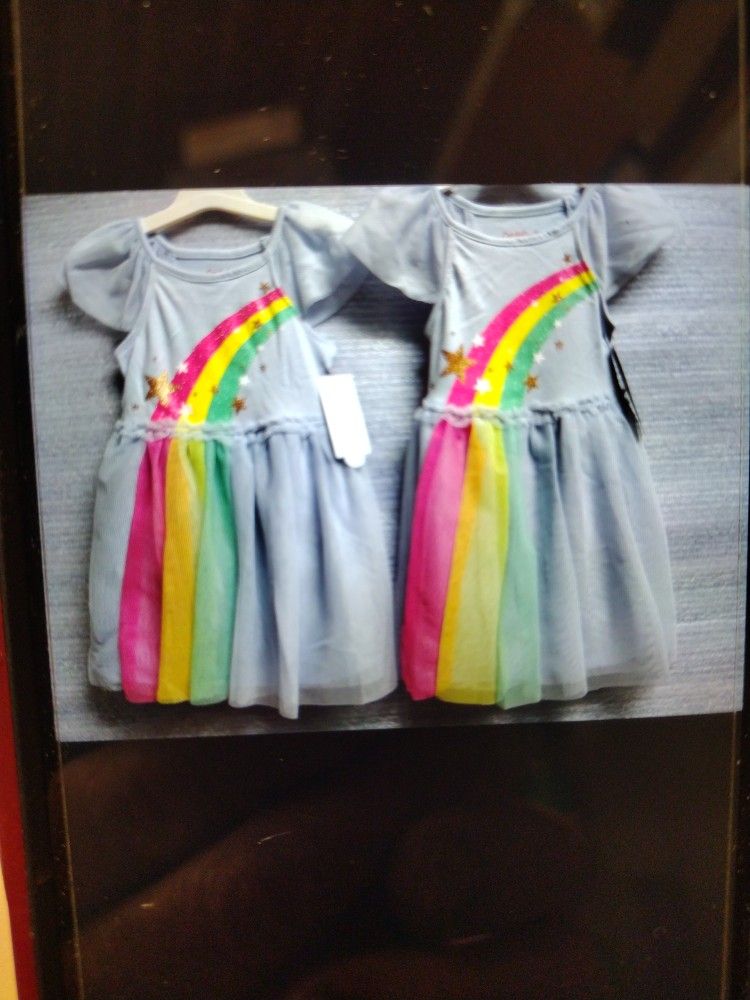 Blue Rainbow And Star Dresses.. 