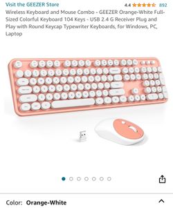 Wireless Keyboard and Mouse Combo