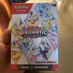 Unopened prismatic evolution booster bundle