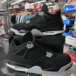 Air Jordan 4 Retro SE Black Canvas 