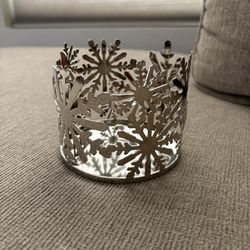 Bath & Body Works Snowflake Candle Holder 