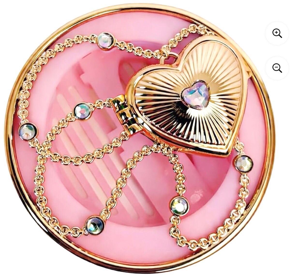 Cutest! BATH & BODY WORKS ✨💗HEART LOCKET💗✨Visor & Vent Clip Car Fragrance Holder