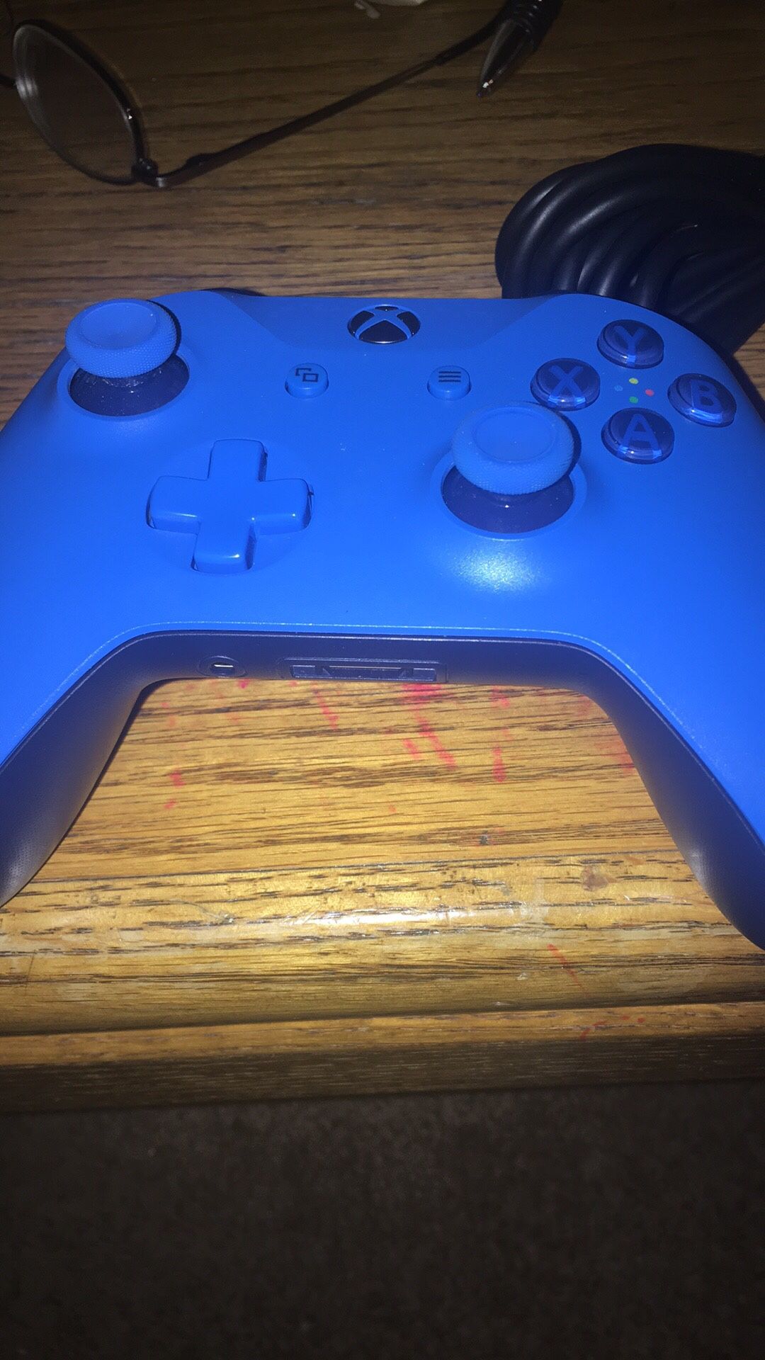 Blue Xbox one controller