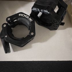 Rogue Olympic barbell collars (clamps)