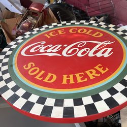 200 Obo Vintage Coca Cola Table 
