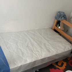 Twin Size Mattress & Bed Frame For Sale 