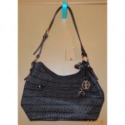 Gianni Bernini black shoulder bag purse