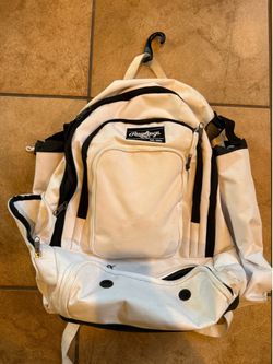 White Rawlings Baseball bag!