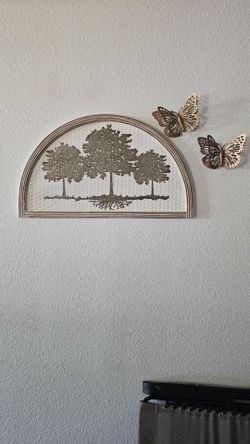 painting with butterfly
