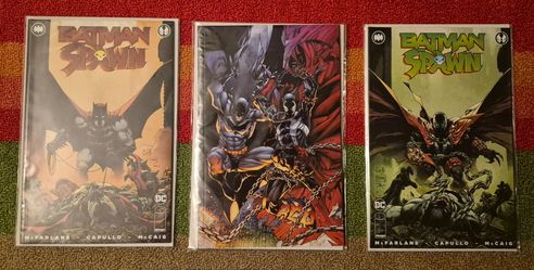 Batman Spawn #1 A, B & M Covers