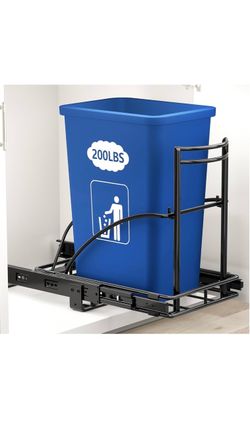 Under Sink Trash Can Pull Out, Fits 7-13 Gal/50 Qt Bins Under-counter kitchen pull-out kit