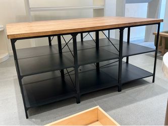 IKEA Enhet Island Bases with Butcher Block Top