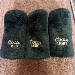 Coors Light Golf Club Head Covers Set of 3