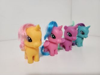 4 pieces My Little Pony Unicorn Toys