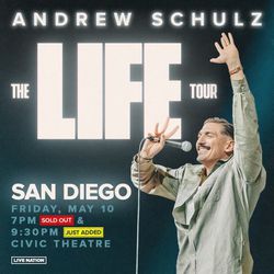 ANDREW SCHULZ : The Life Tour 2024
