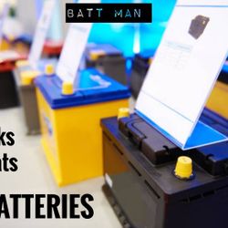 Batteries: Cars, Trucks, Boats..New&Used