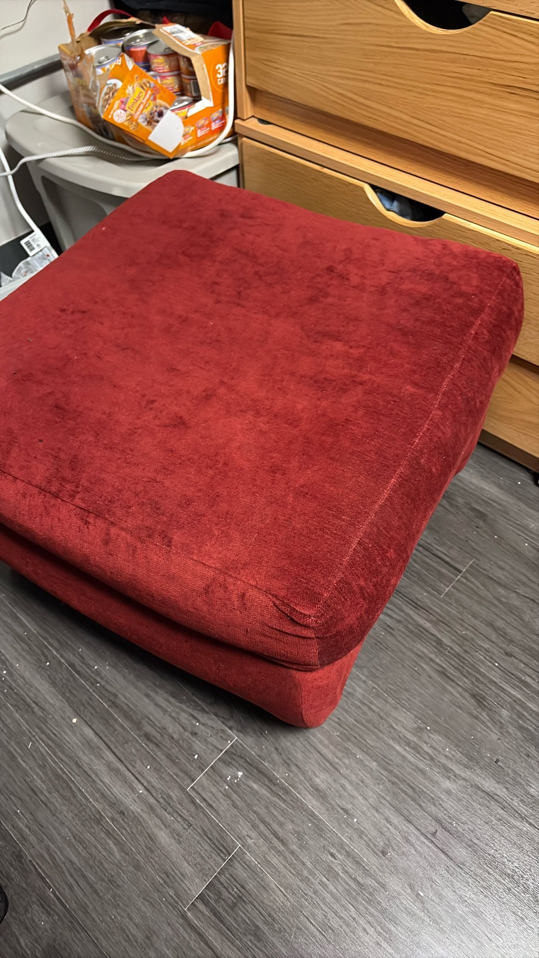 Small Red Cushion Chair