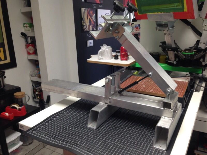 Ryonet Silver Press, 1 Color, Stationary Screen Printing Press