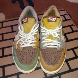 Jordan 1 Low Zion Williamson " VooDoo" size 10