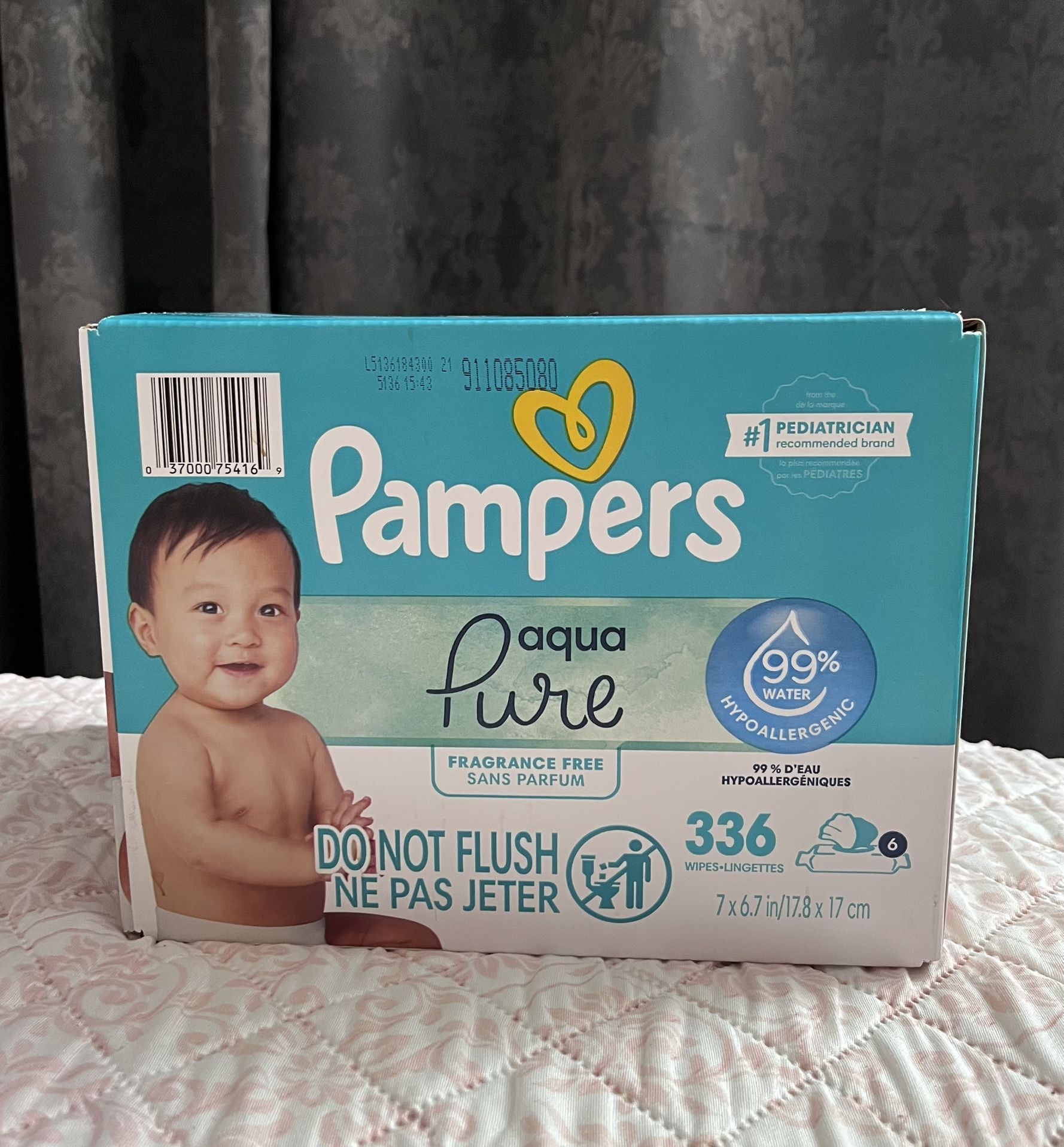 Pampers Aqua Pure Baby Wipes