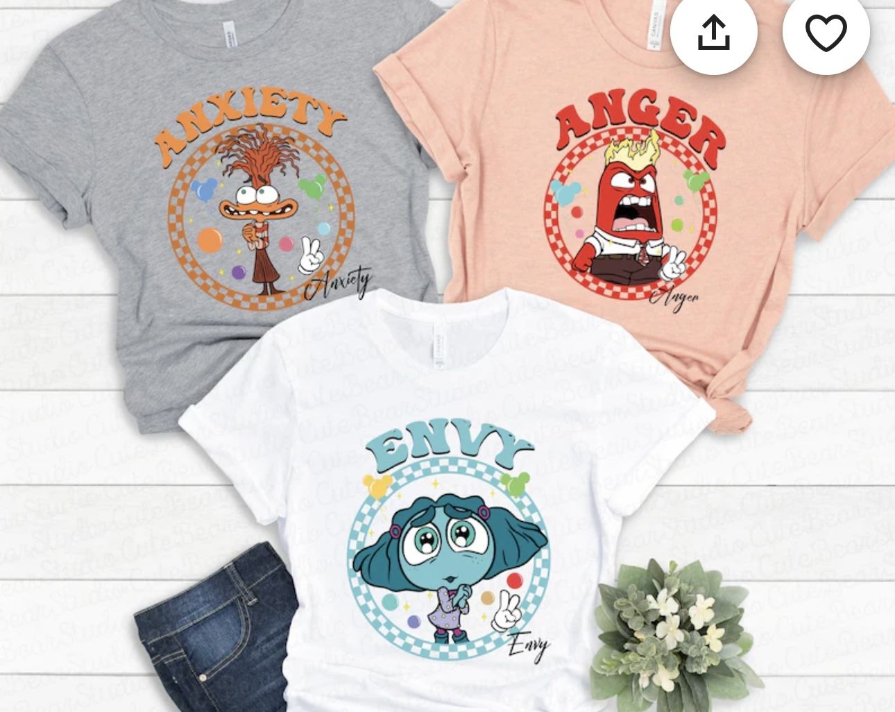 Disney Inside Out Custom T Shirts