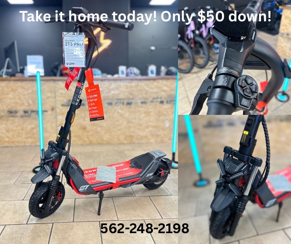 New SEGWAY ZT3 PRO Electric Scooter! Easy Financing Available