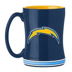 Los Angeles Chargers 14 Oz Sculpted Relief Mug