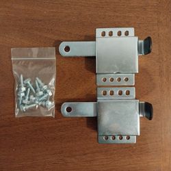 Garage Door Locks Heavy Duty with Mounting Hardware Set of 2 NEW