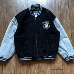 Vintage Gameday Raiders Varsity Jacket 