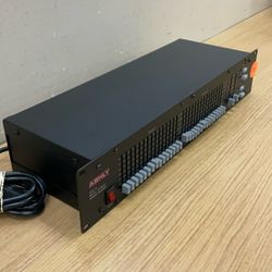 ASHLY GQ215 STEREO 15 BAND GRAPHIC EQUALIZER.