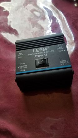 Leem. Phantom power adapter
