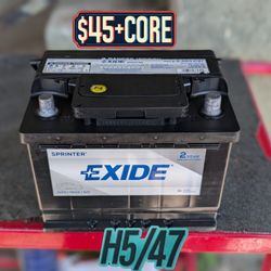Car battery Group Size  H5/47