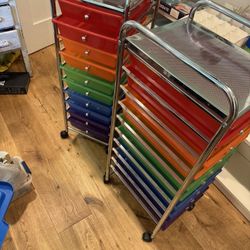 Cart With Drawers 