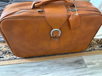 Vintage Suitcase carrying on bag