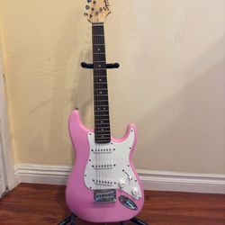 Pink Fender Squier Mini Stratocaster V.1