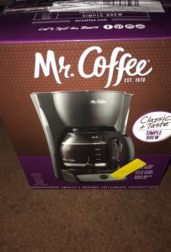 Mr. coffee maker